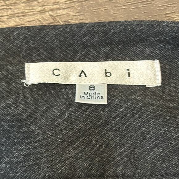 CAbi Women's Rave Ponte Stretch Trouser Charcoal Size 8 - Picture 7 of 8